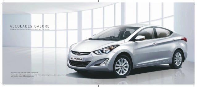 Hyundai Elantra Brochure Pdf